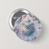 Dreamy Christmas Ornament Button (Vorne & Hinten)