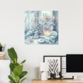 Dreamy Christmas Room Poster (Heimbüro)