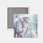 Dreamy Christmas Santa Magnet (Vorderseite/Rückseite)