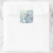 Dreamy Christmas Snowman Sticker (Tasche)