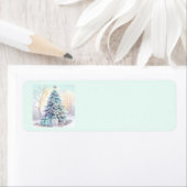 Dreamy Christmas Tree Address Labels (Insitu)