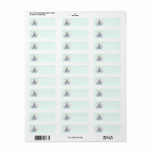 Dreamy Christmas Tree Address Labels (Vorne)