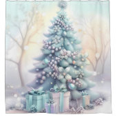 Dreamy Christmas Tree Duschvorhang (Vorderseite)