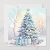 Dreamy Christmas Tree Grußkarte (Vorderseite)