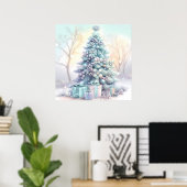 Dreamy Christmas Tree Poster (Heimbüro)