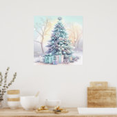 Dreamy Christmas Tree Poster (Küche)