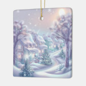 Dreamy Christmas Village Ornament (Links)