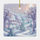 Dreamy Christmas Village Ornament (Rückseite)