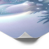 Dreamy Christmas Village Poster (Ecke)