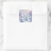Dreamy Christmas Village Sticker (Tasche)