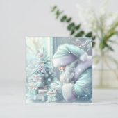 Dreamy Christmas Weihnachtskarte (Stehend Vorderseite)