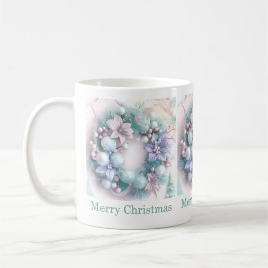 Dreamy Christmas Wreath Tasse (Links)