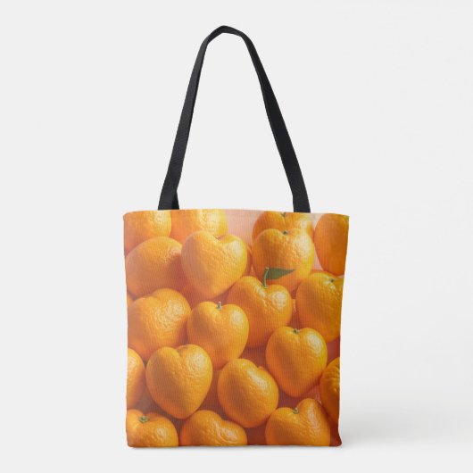 Dreamy Citrus Heart Tasche (Rückseite)