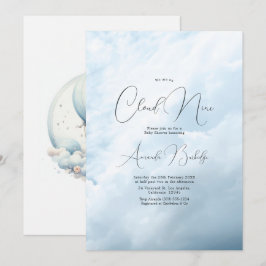 Dreamy Cloud 9 Babydusche Einladung