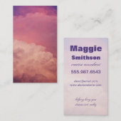 Dreamy Cloud Creative Consultant Business Card Visitenkarte (Vorne/Hinten)