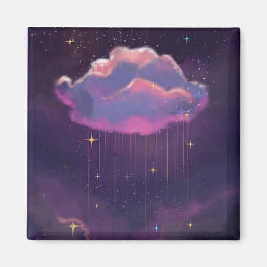 Dreamy Cloud Magnetic Foto Magnet (Vorne)