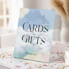 Dreamy Cloud Nine "Karten und Geschenke" Pedestzei Sockelschild