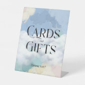 Dreamy Cloud Nine "Karten und Geschenke" Pedestzei Sockelschild (Vorderseite)