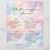 Dreamy Cloud was auf Ihrem Brautparty-Handy Game (Vorderseite)