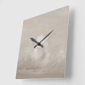 Dreamy Clouds 15 #clouds Quadratische Wanduhr (Winkel)
