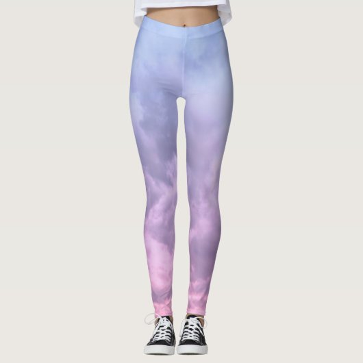 Dreamy Clouds 16 - Caribbean Sunset Leggings (Vorderseite)