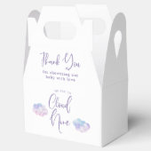 Dreamy Clouds Girl Baby Dusche Geschenkschachtel (Geöffnet)