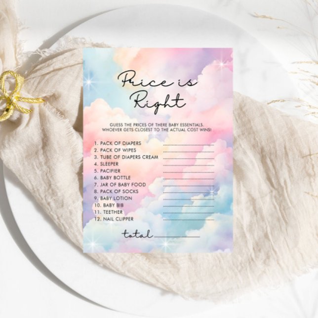 Dreamy Clouds Preis ist das richtige Baby Showspie (Von Creator hochgeladen)