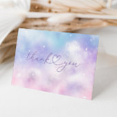 Dreamy Clouds Stars Brautparty Danke Karte