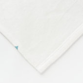 Dreamy Clouds: Wasserfarbener Herzrain Fleecedecke (Ecke)