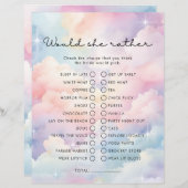 Dreamy Clouds würde sie eher Brautparty Game (Vorne/Hinten)