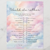 Dreamy Clouds würde sie eher Brautparty Game (Vorderseite)