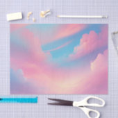 Dreamy Cloudscape Tranquil Seidenpapier (Handwerk)