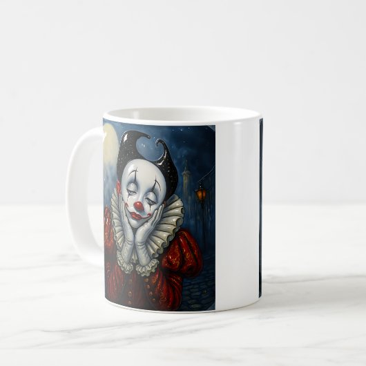 Dreamy Clown Kaffeetasse (Vorderseite Links)