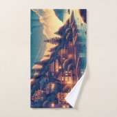 Dreamy Coastal Night Handtuch (Handtuch)