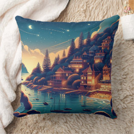 Dreamy Coastal Night Kissen