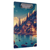 Dreamy Coastal Night Klemmbrett (Rechts)