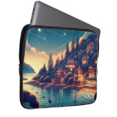 Dreamy Coastal Night Laptopschutzhülle (Vorne Rechts)