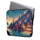 Dreamy Coastal Night Laptopschutzhülle (Vorderseite Links)