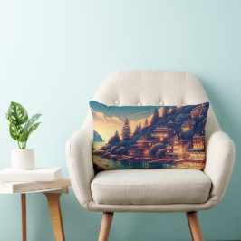 Dreamy Coastal Night Lendenkissen