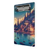 Dreamy Coastal Night Mini Klemmbrett (Gewinkelt2)