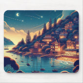 Dreamy Coastal Night Mousepad (Vorne)