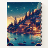 Dreamy Coastal Night Notizblock (Rückseite)