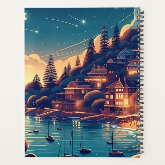 Dreamy Coastal Night Planer (Rückseite)