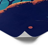 Dreamy Coastal Night Poster (Ecke)