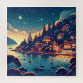 Dreamy Coastal Night Puzzle (Vertikal)