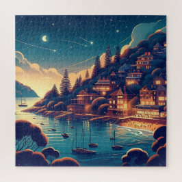 Dreamy Coastal Night Puzzle