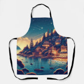 Dreamy Coastal Night Schürze (Vorderseite)