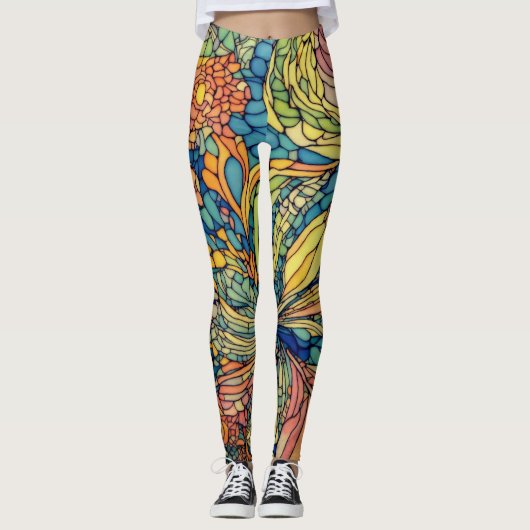 Dreamy Collared Elegante Leggings (Vorderseite)