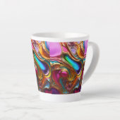 Dreamy Colorful Latte Tasse (Rechte Ecke)