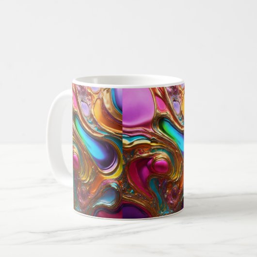 "Dreamy Colorful Tasse" Kaffeetasse (Vorderseite Links)